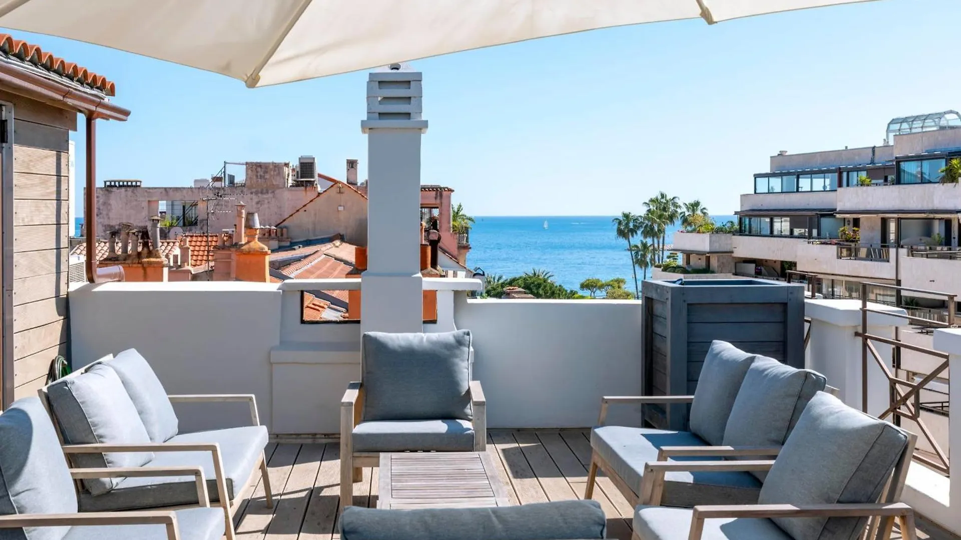 아파트 Ref 1466 - Cannes Back Croisette - Penthouse For Rent
